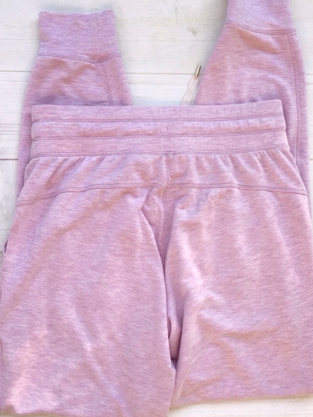 Lululemon Warm Down Jogger Soft Modal Heathered Pink Taupe 8 - Picture 6 of 9